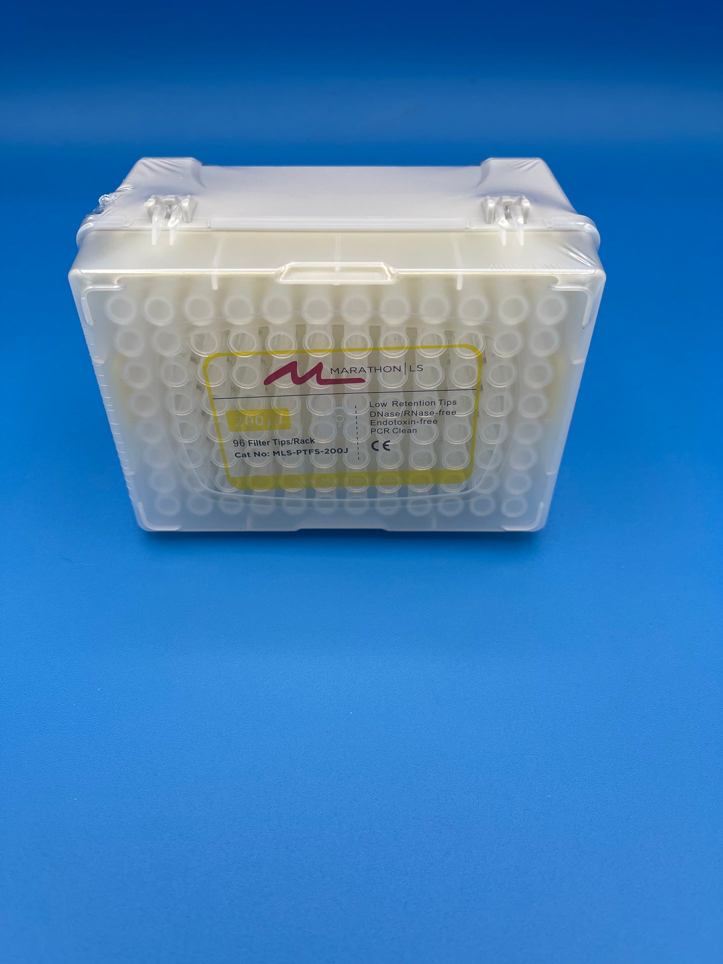 10-200uL Filtered Pipette Tips in Sterile Box (96 Pieces)