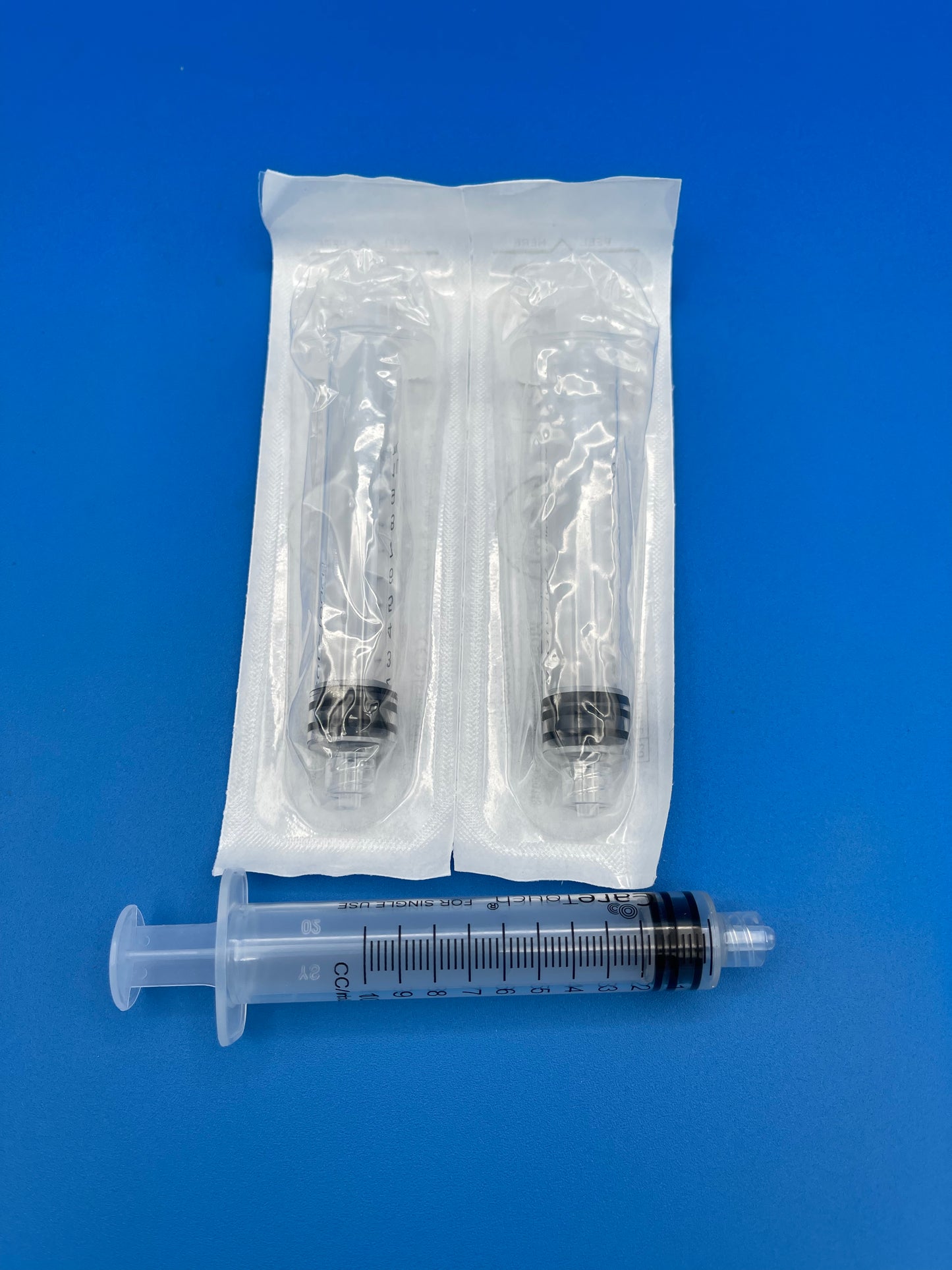 10mL Luer Lock Syringes - Individually Wrapped & Sterile  (No Needle)